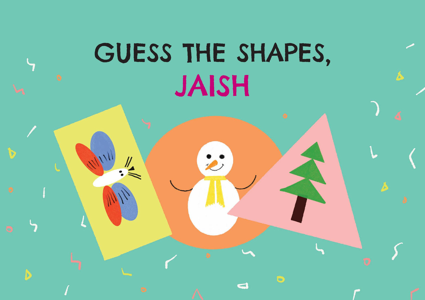 SHAPES - Personalized Board Book