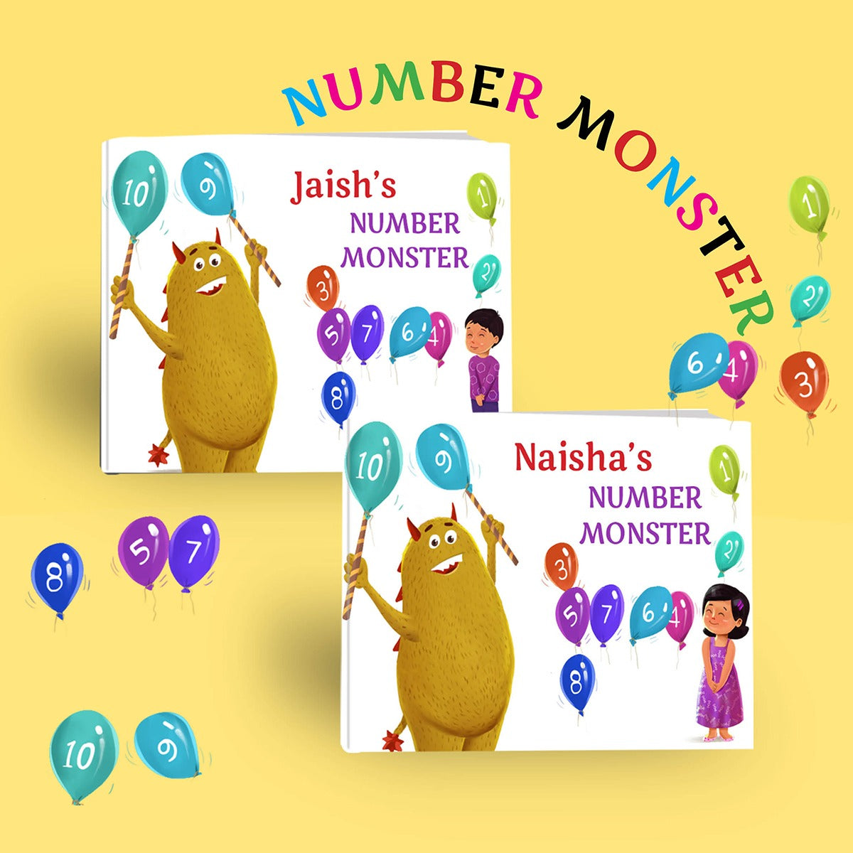 Numbers Counting- Personalized BoardBook